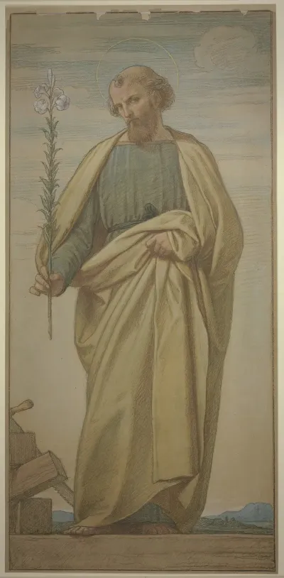 Der Heilige Joseph Mit Dem Lilienstab