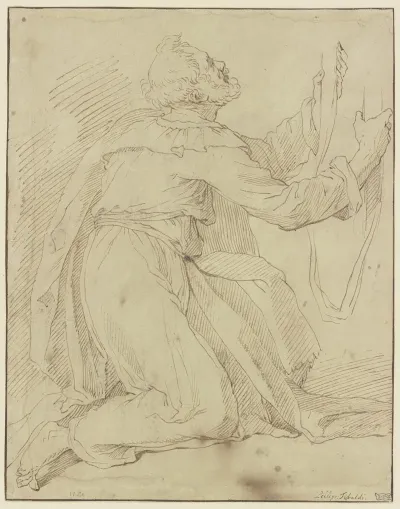 Der Heilige Thomas Erhalt Den Gurtel Der Muttergottes