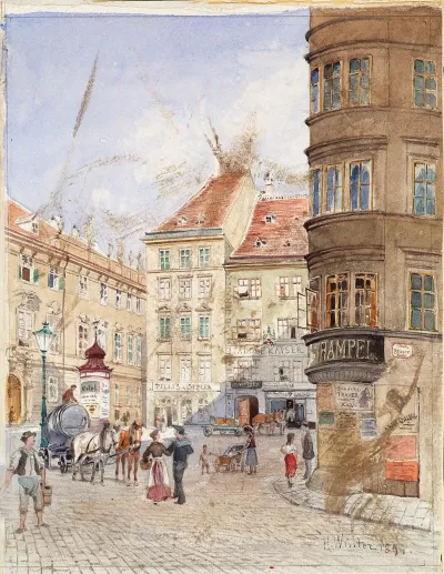 Der Judenplatz In Wien 3