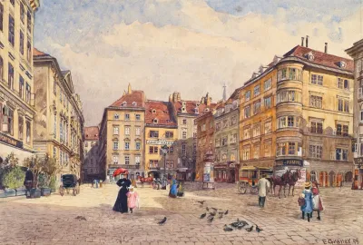 Der Judenplatz In Wien