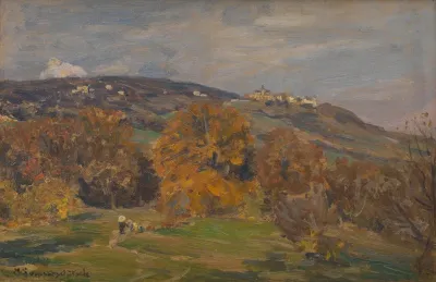 Der Kahlenberg Vom Kobenzl Aus
