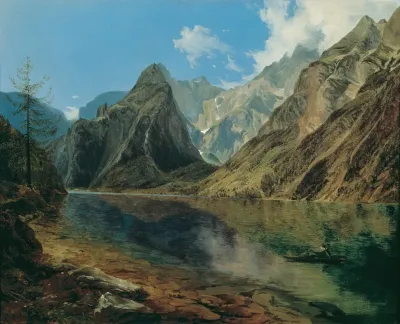 Der Konigssee Mit Dem Watzmann