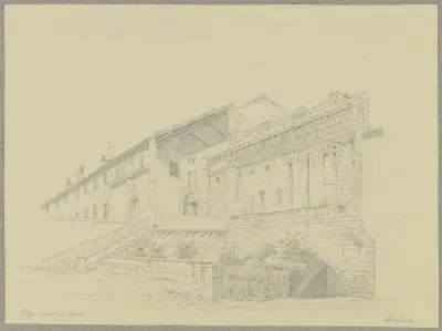 Der Palazzo Vescovile In Viterbo