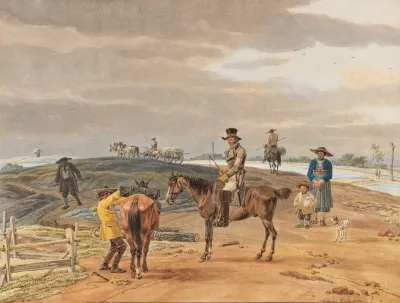 Der Postillon Auf Dem Weg Nach Weilheim