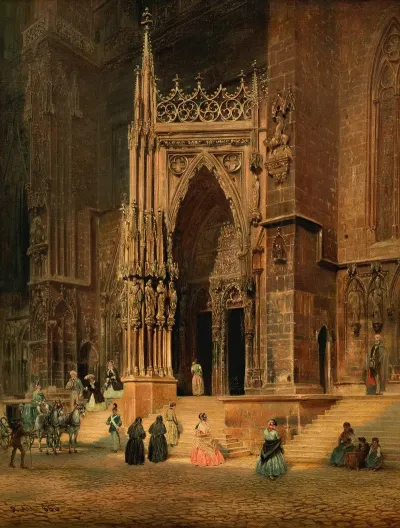 Der Regensburger Dom Portal