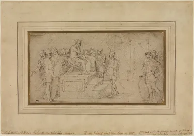 Der Romische Gesandte Popilius Lenas Vor Dem Syrerkonig Antiochos Epiphanes