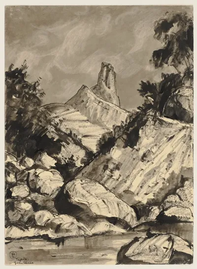 Der Roque Nublo Auf Gran Canaria