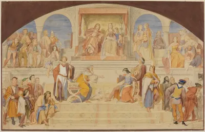 Der Sangerkrieg Auf Der Wartburg