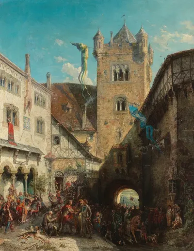 Der Sangerstreit Auf Der Wartburg