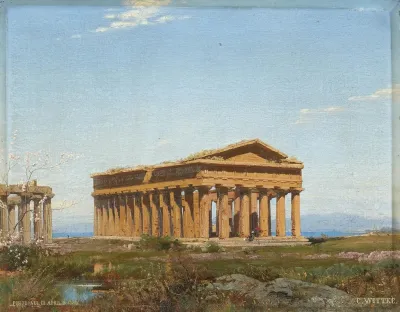Der Sogenannte Poseidontempel In Paestum