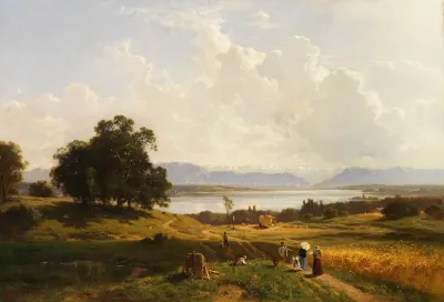 Der Starnberger See Von Pocking Aus Gesehen