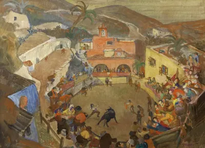 Der Stierkampf Bei Toledo