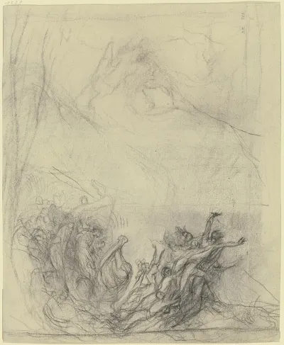Der Streit Zwischen Oberon Und Titania Mit Gefolge