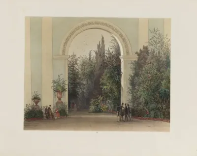 Der Wintergarten In Der Kaiserlichen Koniglichen Hofburg Zu Wien Pl 11