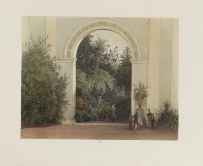 Der Wintergarten In Der Kaiserlichen Koniglichen Hofburg Zu Wien Pl 12