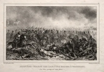 Derniere Charge Des Lanciers Rouges A Waterloo