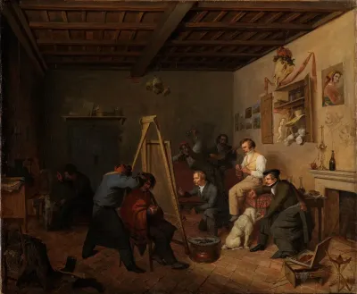 Des Kunstlers Studio In Rom