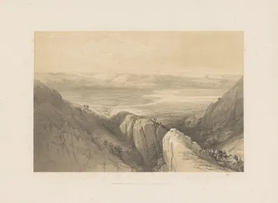 Descente Dans La Vallee Du Jourdain