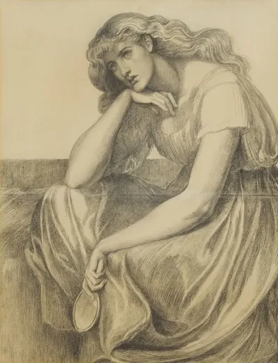 Desdemonas Death Song Drapery Study