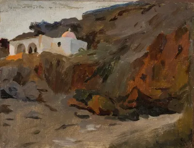 Desert Bamas In Judea From The Journey To Palestine