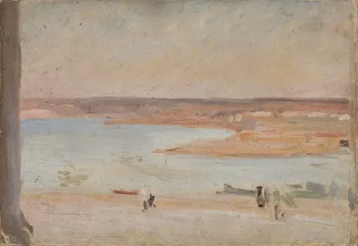 Desert Landscape With A River