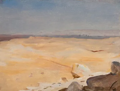 Desert Motif From The Journey To Egypt