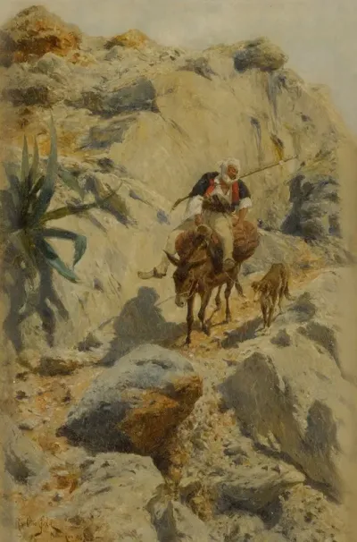 Desert Rider And His Faithful Companion