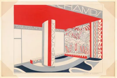 Design Drawing For Manhattan House Longchamps Restaurant Corner Of 3rd Avenue And 65th Street New York Ny Study For Mosaic Front