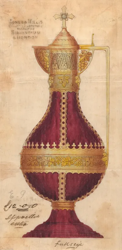 Design Executed For Jones And Willis Metal And Wood Workers And Church Furniture Manufacturers Of Birmingham And London 14