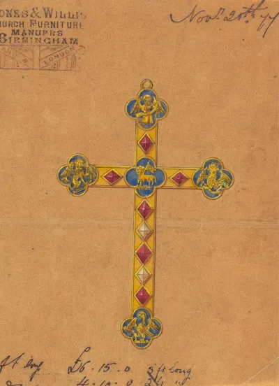 Design Executed For Jones And Willis Metal And Wood Workers And Church Furniture Manufacturers Of Birmingham And London 18