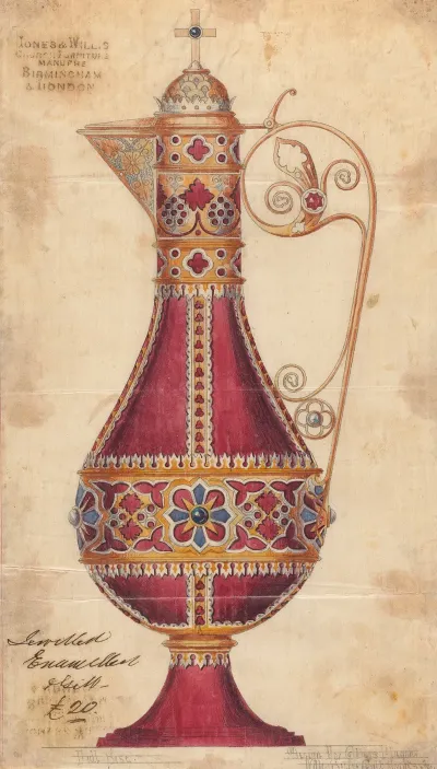 Design Executed For Jones And Willis Metal And Wood Workers And Church Furniture Manufacturers Of Birmingham And London 2