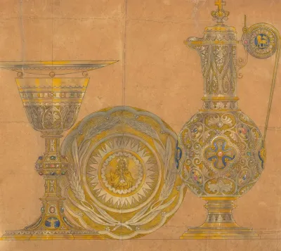 Design Executed For Jones And Willis Metal And Wood Workers And Church Furniture Manufacturers Of Birmingham And London