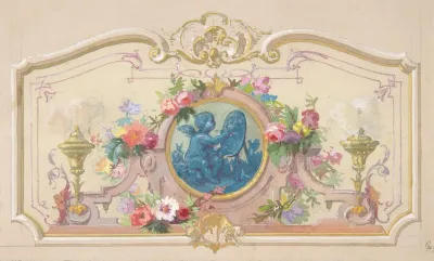 Design Fo The Allegory Of The Arts