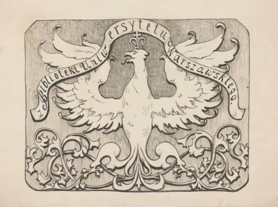 Design For A Bookplate Of The University Of Warsaw Library 15
