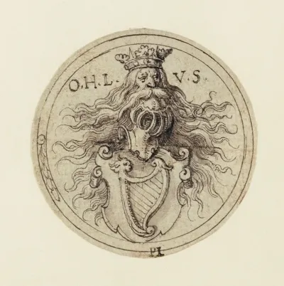 Design For A Bookplate Or A Glass Etching