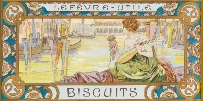 Design For A Box Of Lefevre Utile Biscuits 2