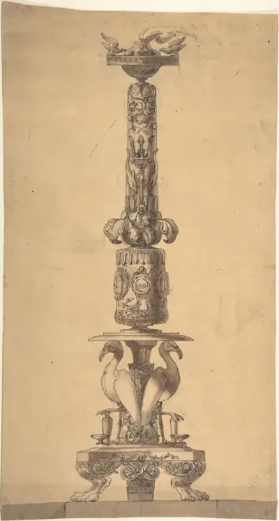 Design For A Candelabrum