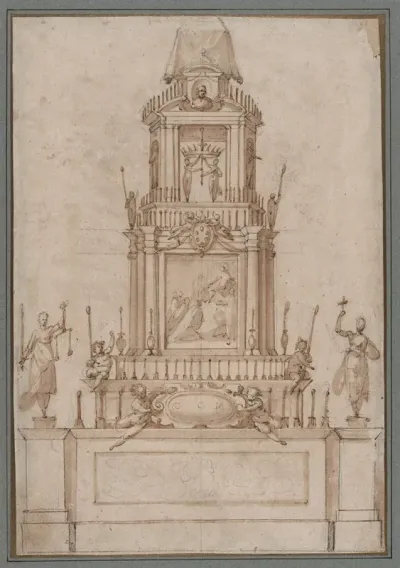 Design For A Catafalque For Cosimo I De Medici