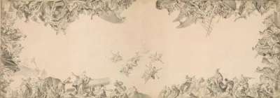 Design For A Ceiling Allegories Of The Four Continents