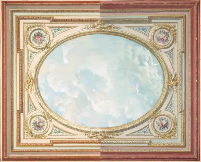 Design For A Ceiling Of Trompe Loeil Sky