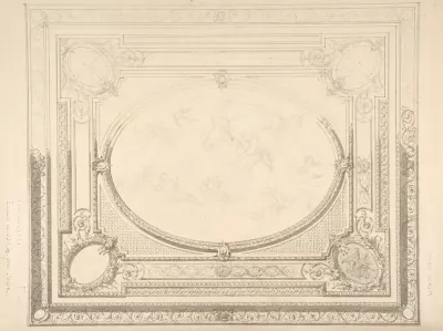Design For A Ceiling The Grand Salon