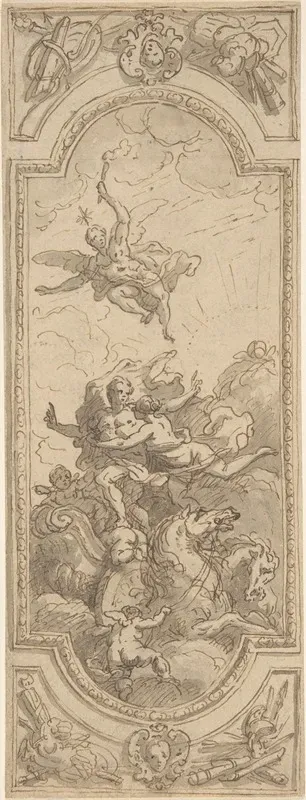 Design For A Ceiling With An Allegorical Subject