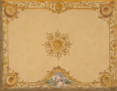 Design For A Ceiling With Painted Decoration