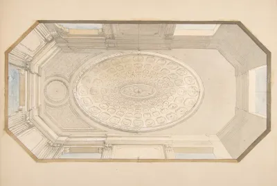 Design For A Coiffered Ceiling
