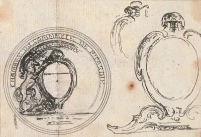 Design For A Coin Chambre Du Commerce De Picarde First Draft