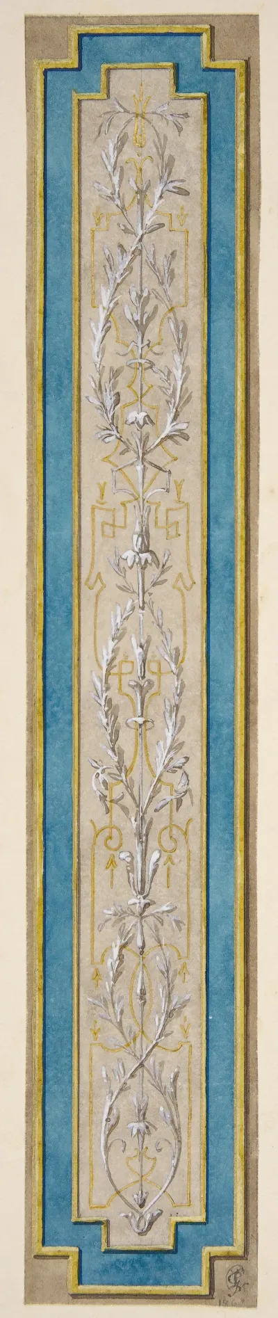 Design For A Decorative Panel Painted In Rococco Style