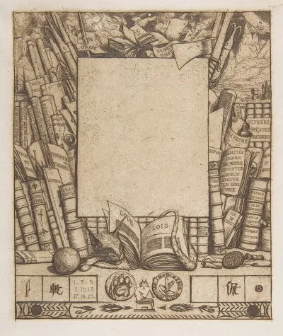 Design For A Frame For The Portrait Of Armand Gueraud