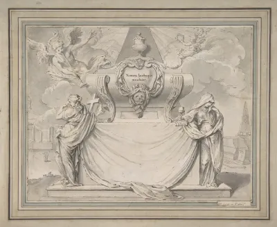 Design For A Funeral Ticket