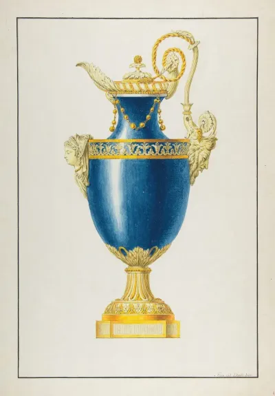Design For A Gilt Bronze Ewer