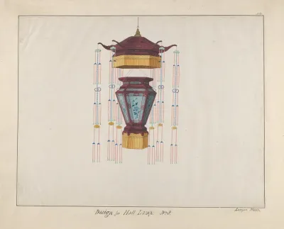 Design For A Hall Lamp
